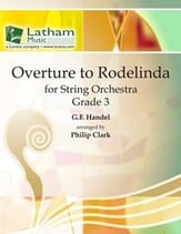 Rodelinda-Overture Orchestra sheet music cover